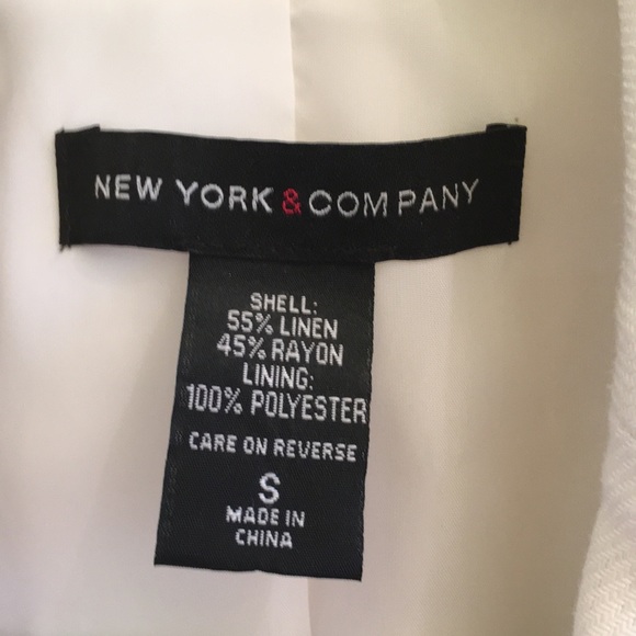 White Linen jacket - Picture 2 of 3